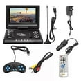 thumbnail image 1 of Portable DVD Player with HD Large Screen Rotating Screen Player +Gamepad DE, 1 of 5