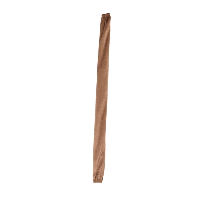 Marrón claro, 60 cm de largo, 5 cm de ancho, franela para protección de cables, cubierta de tela a prueba de polvo con cremallera