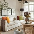 thumbnail image 6 of Lomyolo Decorative Couch Throw Pillow Covers 20x20 Inch Set of 4 Soft Corduroy Farmhouse Boho Pillow Cases Skin-Friendly Washable Neutral Cushion Covers for Couch, Bed,Kitchen Living Room,Bed, Sofa, 6 of 7