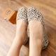 thumbnail image 5 of Verano Hollow Out Bird's Nest Sandalias Zapatos de gelatina de cristal brillante Zapatos con agujeros planos Zapatos de playa, 5 of 5