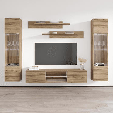 Fly AB3 33TV Wall Mounted Floating Modern Entertainment Center