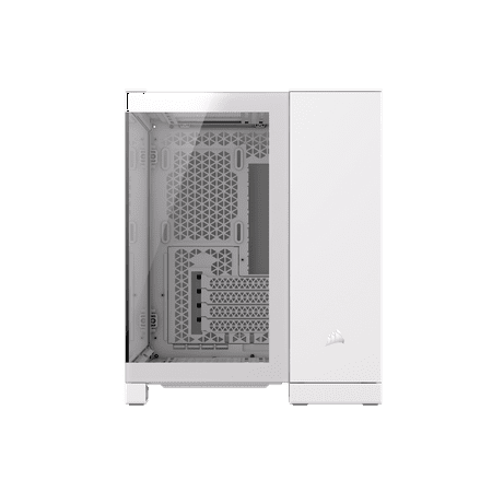 CORSAIR - 2500X Micro ATX Mid-Tower Dual Chamber SFF Case - White