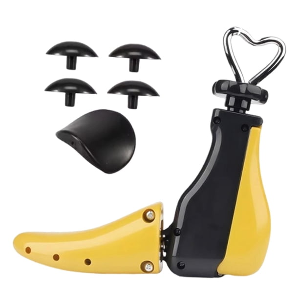 Ensanchador de botas y zapatos, largo y ancho ajustable para mantener la forma de las botas de pantorrilla. Amarillo