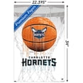 thumbnail image 3 of NBA Charlotte Hornets - Drip Basketball 21 Wall Poster, 22.375" x 34", 3 of 3