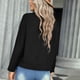 thumbnail image 3 of Women  Jacket, Shirt Coat Slim Fit With False Pockets For Dating For Work ANGGREK Negro L, 3 of 8