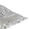 thumbnail image 3 of Handmade Crochet Tablecloth Cotton Lace Table Cloth Rectangular Table Cover for Kitchen Dinning Wedding Party Decoration, Beige, 3 of 4
