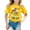 Yellow, variant on Mardi Gras Shirts for Girls Carnival Party Shirt Casual Crewneck Short Sleeve T-Shirt We Don't Hide Crazy Letter Print Tee Tops Kids Clothes Black 3-4 Years