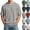 #02 Gray, variant on Waffle Shirts for Men Short Sleeve V Neck Textured Casual Tops Soft Breathable Knitted Vacation Clothes Trendy 2026,XL,Light Purple
