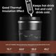 thumbnail image 4 of Termo de café de acero inoxidable 380 con funda antideslizante, frasco de vacío para coche, frasco aislado de viaje, 510ml/304 ml, 4 of 4