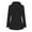 Black, variant on Pisexur Shacket Jacket Women Solid Rain Jacket Outdoor Plu Size Waterproof Hooded Raincoat Windproof Pocketed Shirts Fall Jacket Shackets
