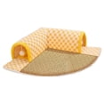 thumbnail image 3 of perfeclan 2 in 1 Cat Bed Play Tunnel Foldable Soft Cats Tunnel Tubes Toys and Playing Ball Toys Play Center for Dogs Small Animals Cats XL Yellow, 3 of 9