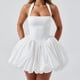 thumbnail image 5 of Vestido Halter Sin Mangas para Mujer, Informal, con Lazo, Espalda Descubierta, Corsé, Vestido de Fiesta con . M, 5 of 10