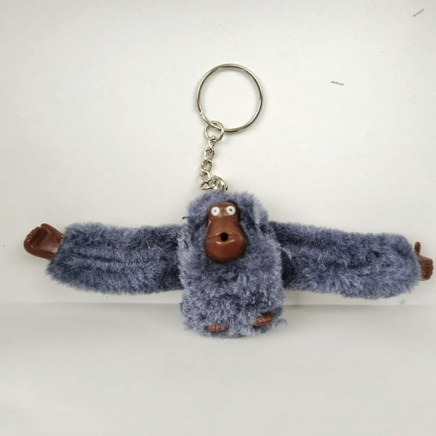 Colgante de bolso de mono de peluche, bolso de mensajero, mochila, llavero, muñeco colgante, llavero