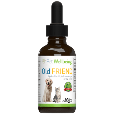 Pet Wellbeing Natural Immune System Support for Old Dogs - Old Friend 2oz (59ml)