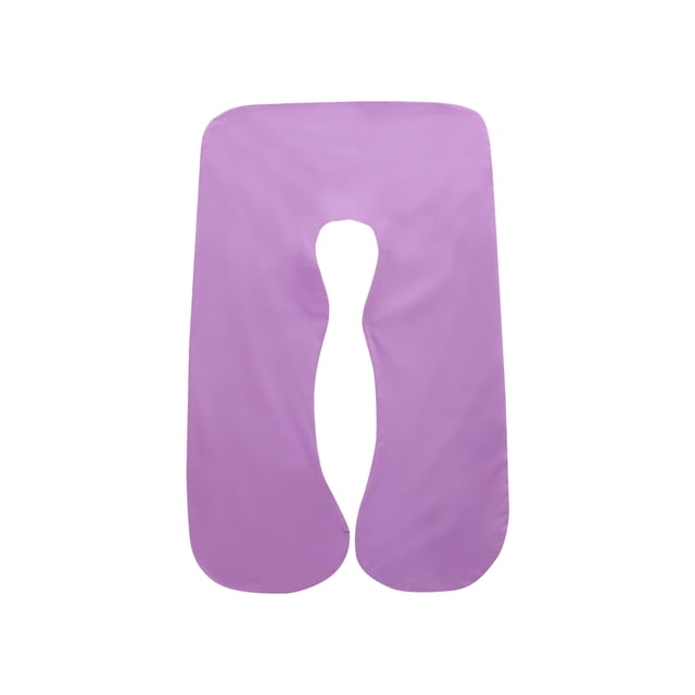 Funda de almohada de embarazo en forma de U de 27,5 x 51 pulgadas, funda de almohada de cuerpo completo para apoyo de maternidad, funda de almohada para dormir para embarazadas