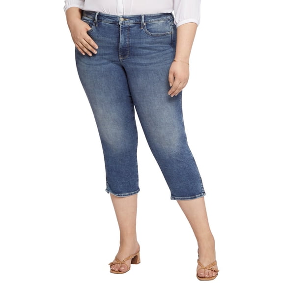 NYDJ womens Plus Chloe Loire Capri Jean, 24W