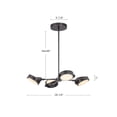 thumbnail image 6 of PD325428VBAR-Alora Lighting-Blanco - 61W LED Pendant-2 Inches Tall and 28.13 Inches Wide-Vintage Brass Finish, 6 of 7