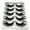 Black, variant on Long Natural 3D Party Strip False Eyelashes for Dramatic Volume and All Day Comfort