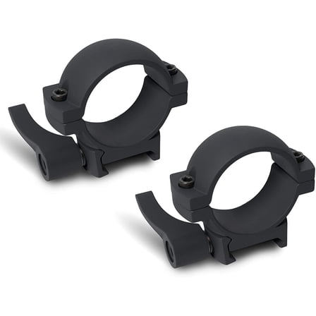 Monstrum Q Series Picatinny/Weaver Scope Rings with Quick Detach Lever | 1 inch Diameter | High Profile