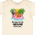 thumbnail image 4 of Inktastic Someone in Miami Loves Me Boys or Girls Baby Bodysuit, 4 of 5