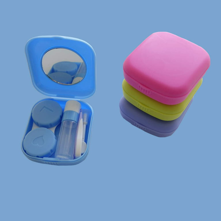Contact Lens Case Travel Kit Contact Box Holder Soak Storage