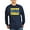 Navy, variant on CafePress - Stand With Ukraine Men's Long Sleeve T Shirt - Long Sleeve Dark T-Shirt