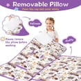 thumbnail image 3 of Pioneer Flower Floral Print Pattern Toddler Nap Mats for Kids Preschool,Sleeping Mat Bag or Kids,Toddler Sleeping Bag,Toddler Nap Mat or Daycare, 3 of 6
