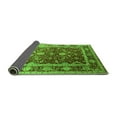 thumbnail image 2 of Ahgly Company Indoor Round Oriental Green Industrial Area Rugs, 5' Round, 2 of 4