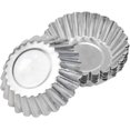 thumbnail image 2 of 30 Pieces Aluminum Egg Tart Mold Reusable Silver, 2 of 3