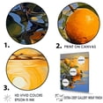 thumbnail image 3 of Designart "Tangerine Twilight In Sunset Sienna IV" Fruits Canvas Prints, 3 of 7