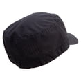 thumbnail image 4 of Simple Crow Logo Embroidered Big Size Fitted Ripstop Cotton Military Army Cap - Black XL-2XL, 4 of 5