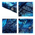 thumbnail image 4 of Mens Luxury Paisley Suit Jacket Gold Shiny Slim Fit Button Down Blazer, 4 of 5