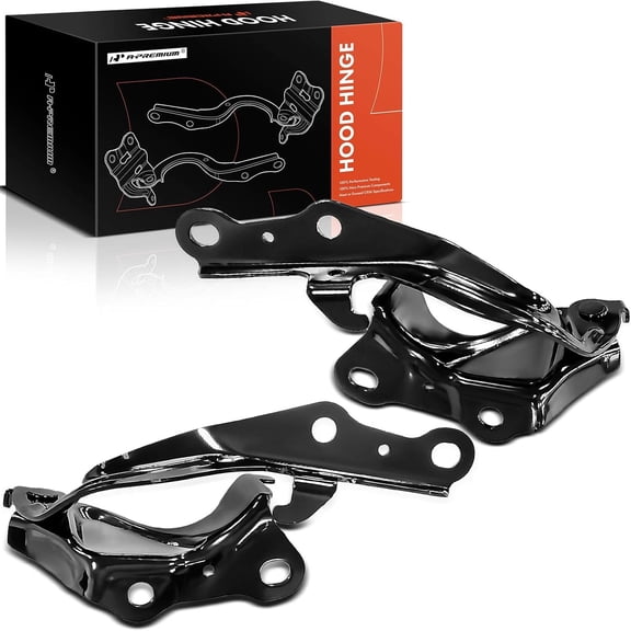 A-Premium Front Driver and Passenger Hood Hinges Compatible with Toyota Sienna 2004-2010, Front Left and Right Side, 2-PC Set, Replace# 53420AE010, 53410AE010