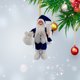 thumbnail image 4 of pstuiky Colgante acrílico de Papá Noel - Adorno pequeño para árbol de Navidad, 4 of 6