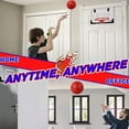 thumbnail image 6 of Indoor Mini Basketball Hoop Set Punch Free Hanging Type Mobile Mini Basketball Hoop for Door, 6 of 10