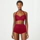 thumbnail image 1 of Trajes de Baño Mujer Conjunto de Bikini Push Up Sexy Para Mujer, Traje de Baño de Dos Piezas de Cintura Alta, Tankini Con Estampado Fruncido Retro, Para Playa, Piscina y Fiesta 1847, 1 of 5