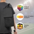 thumbnail image 5 of Pickleball Paddles Set Of 2, Fiberglass Surface, Vibrant Rainbow Print, 4 Balls & Bag, 5 of 5