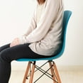 thumbnail image 4 of Heavenly Collection Navy Green Wood Chair SET OF 2, 4 of 8