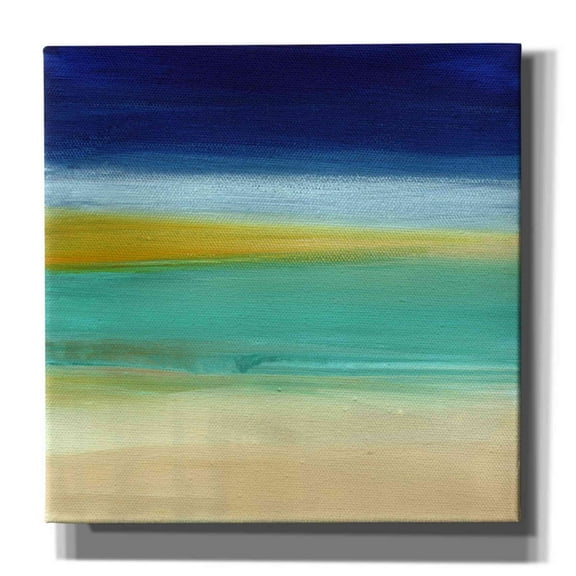 Epic Graffiti 'Beach II' by Linda Woods, Canvas Wall Art, 37"x37"