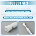 thumbnail image 2 of 4pcs Window Security Bars Adjustable Sliding Door Guard Security Lock Bar Fixed Window Guard Door Security Devices Window Guards for Children Safety, Patio Door, Anti-Lift (White), 2 of 5