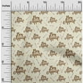 thumbnail image 2 of oneOone Cotton Poplin Twill Brown Fabric Text Sewing Fabric By The Yard Printed Diy Clothing Sewing Supplies 56 Inch Wide, 2 of 5