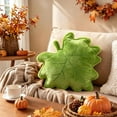 thumbnail image 6 of Cadancy Fall Decor Maple Leaf Throw Pillow Cushion Autumn Harvest Decorative Plush Soft Seasonal Home Decor Couch Sofa Bed Living Room Thanksgiving Farmhouse Festival Gift, 6 of 7