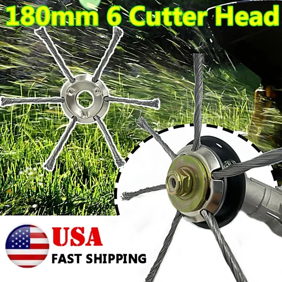 PURELY- Universal Steel Wire Trimmer Head,Weed Eater Head,Kit For Gardening Lawnmower Ku