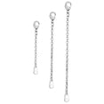 thumbnail image 6 of QIQUWOHUL Jewelry Extender Chain Set DIY Accessories For Bracelets Anklets & Necklaces Adjustable Tail Chains With Lobster Clasps For Jewelry Making & Customization, 6 of 9