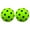 Green, variant on QenASHaing 2-Pack PU Foam Pickleball Balls 2.91 Inch, Noiseless Durable Practice Balls for Safe Indoor Outdoor Play, Training Game for Beginners Seniors Yard