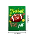thumbnail image 4 of Joocar Football And Fall Yall Fall Winter Linen Garden Flags for Outside 12x18 inch, 4 of 5