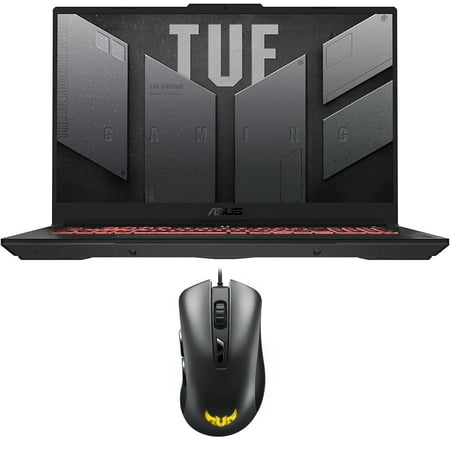 ASUS TUF Gaming A17 Gaming/Entertainment Laptop (AMD Ryzen 7 7735HS 8-Core, 17.3in 144Hz Full HD (1920x1080), GeForce RTX 4050, Win 11 Pro) with TUF Gaming M3