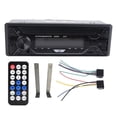 thumbnail image 1 of Reproductor Bluetooth para coche, un solo DIN, 12 V/24 V, reproductor MP3, receptor de radio FM con retroiluminación ajustable, 1 of 14
