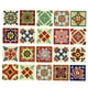 thumbnail image 5 of 20 piezas de azulejos de mosaico bohemios para pared, adhesivos para suelo C 15x15cm, 5 of 9