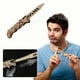thumbnail image 5 of Juguete rompecabezas con cuchillo mariposa Karambit plegable de madera | Kit de montaje DIY de madera de tilo premium | Diseño plegable y liso con estructura de mortaja y espiga | Juguete anties, 5 of 6